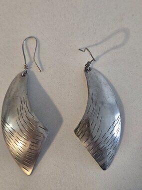 Vintage Sterling Silver 925 Mexico Dangle Earrings